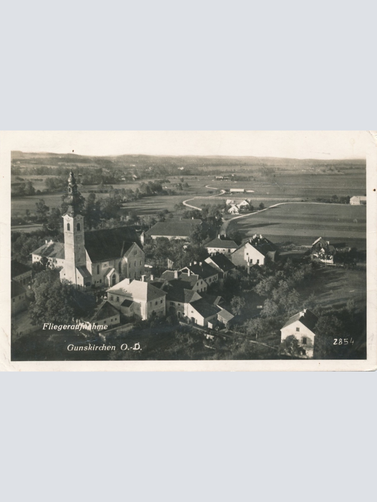 AK aus Gunskirchen Fliegeraufnahme Oberösterreich Ansichtskarte (16413)