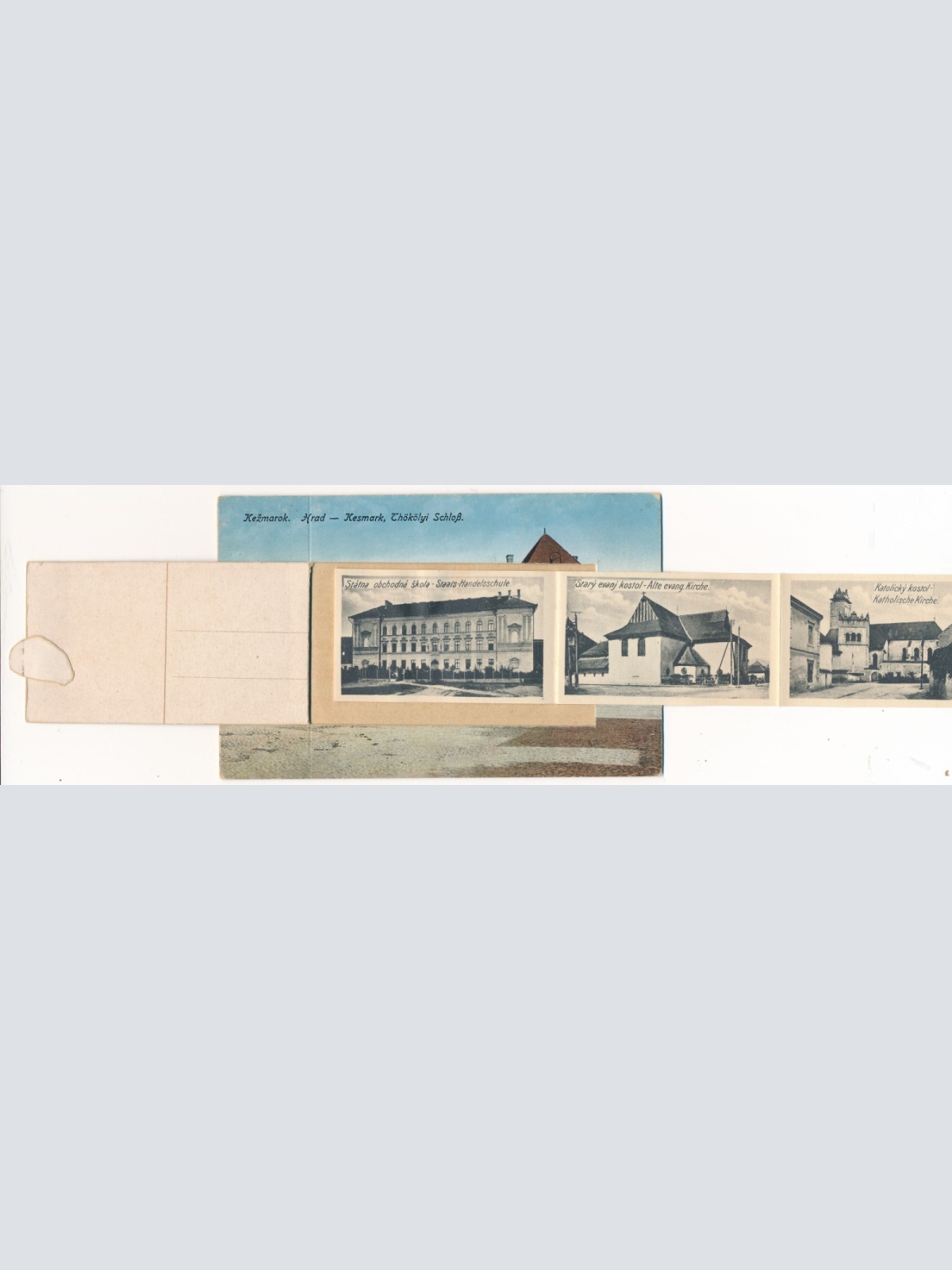 Leporello - Karte aus Kezmarok Slowenien Ansichtskarte (15822)