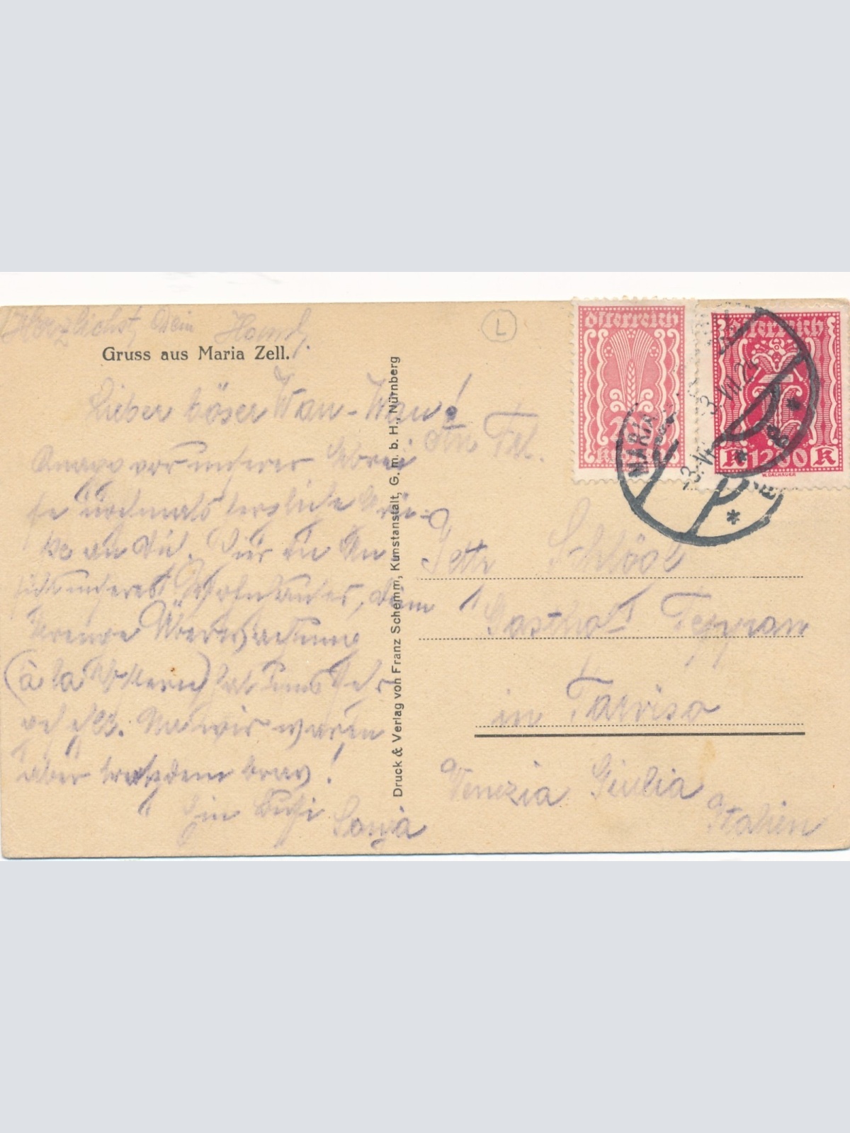 AK aus Mariazell mit Hotel Laufenstein Steiermark Ansichtskarte (16498)