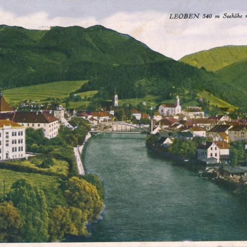 AK aus Leoben Steiermark Ansichtskarte (16625)