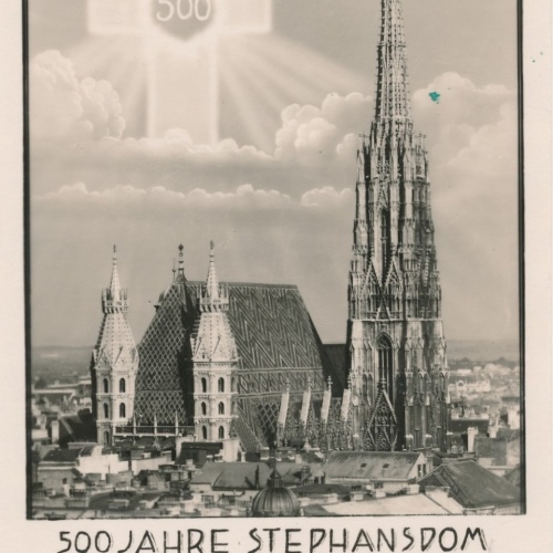 AK aus Wien 500 Jahre Stephansdom Ansichtskarte (16634)