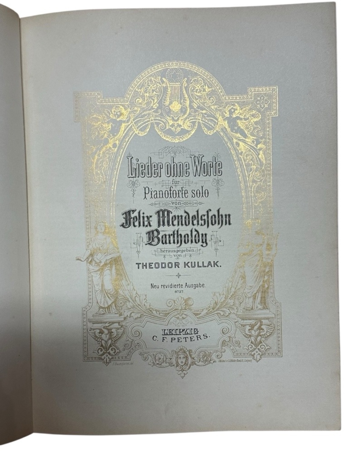 Lieder ohne Worte. Pianoforte solo Mendelssohn Bartholdy, Felix und Theodor Kull