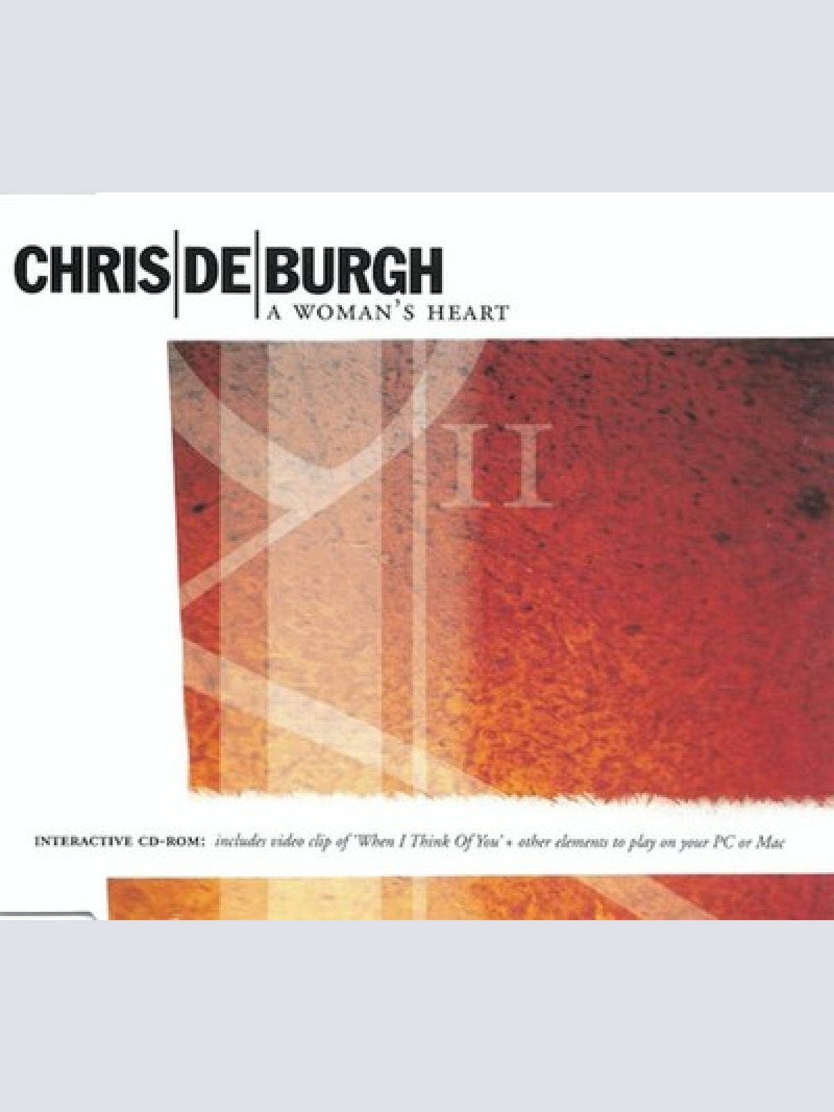 CD-ROM, Single, Enh Chris de Burgh - A Woman's Heart