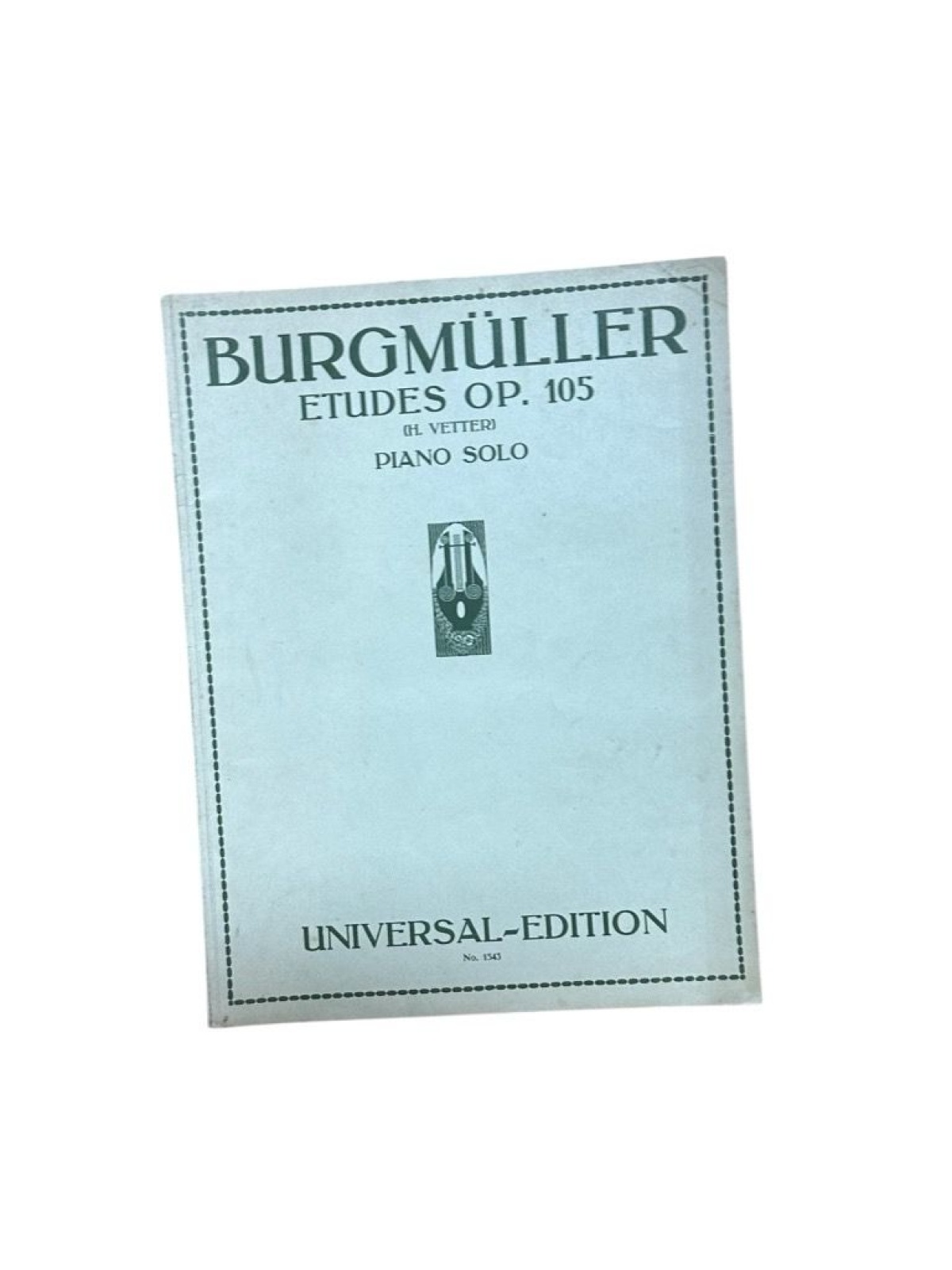 Etüden op. 109, piano solo. 18 Genre-Etüden als Folge der leichten Übungen Burgm
