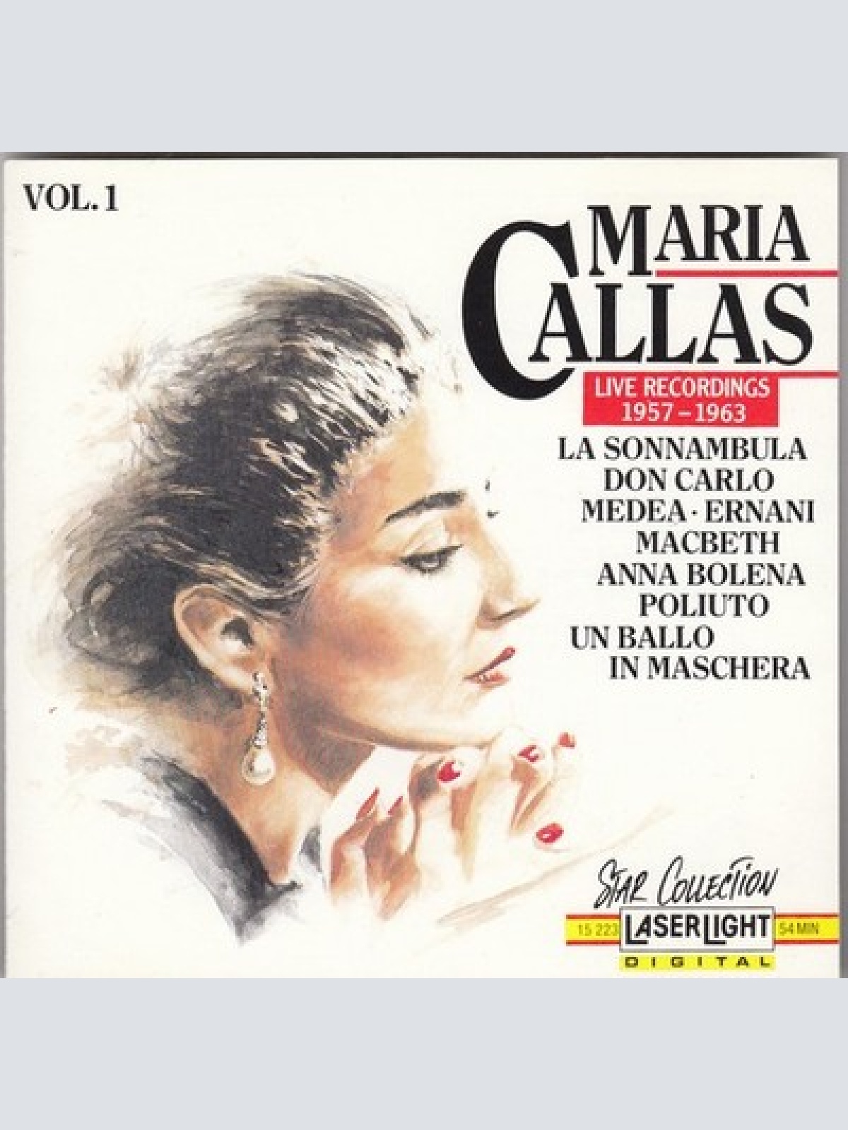 CD, Comp Maria Callas - Vol. 1 [Live Recordings 1957 - 1963]