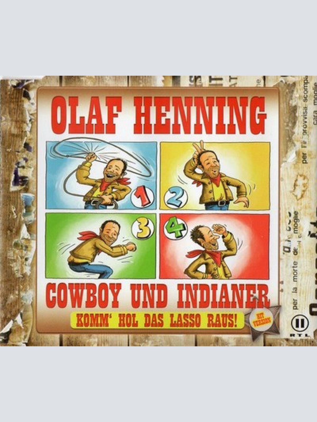 CD, Maxi, Enh Olaf Henning - Cowboy Und Indianer (Komm' Hol Das Lasso Raus!)