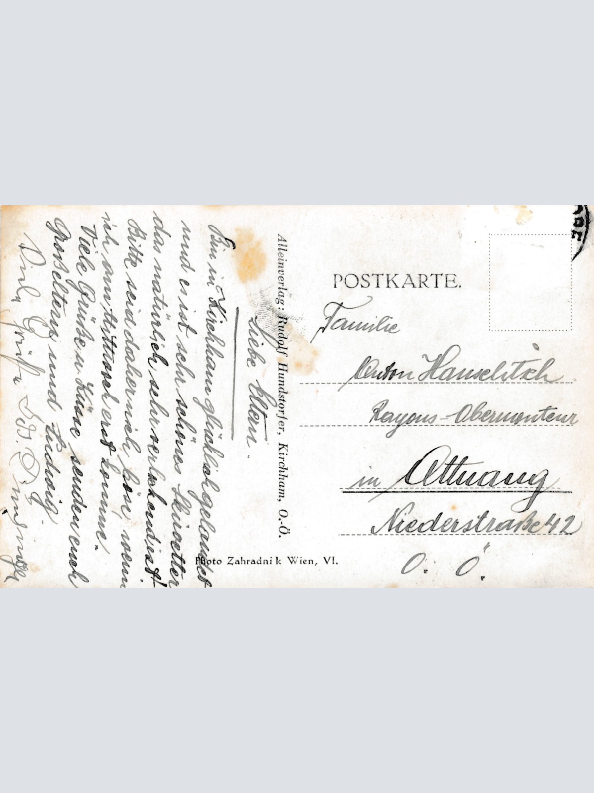 AK aus Kirchham Oberösterreich Ansichtskarte (16697)