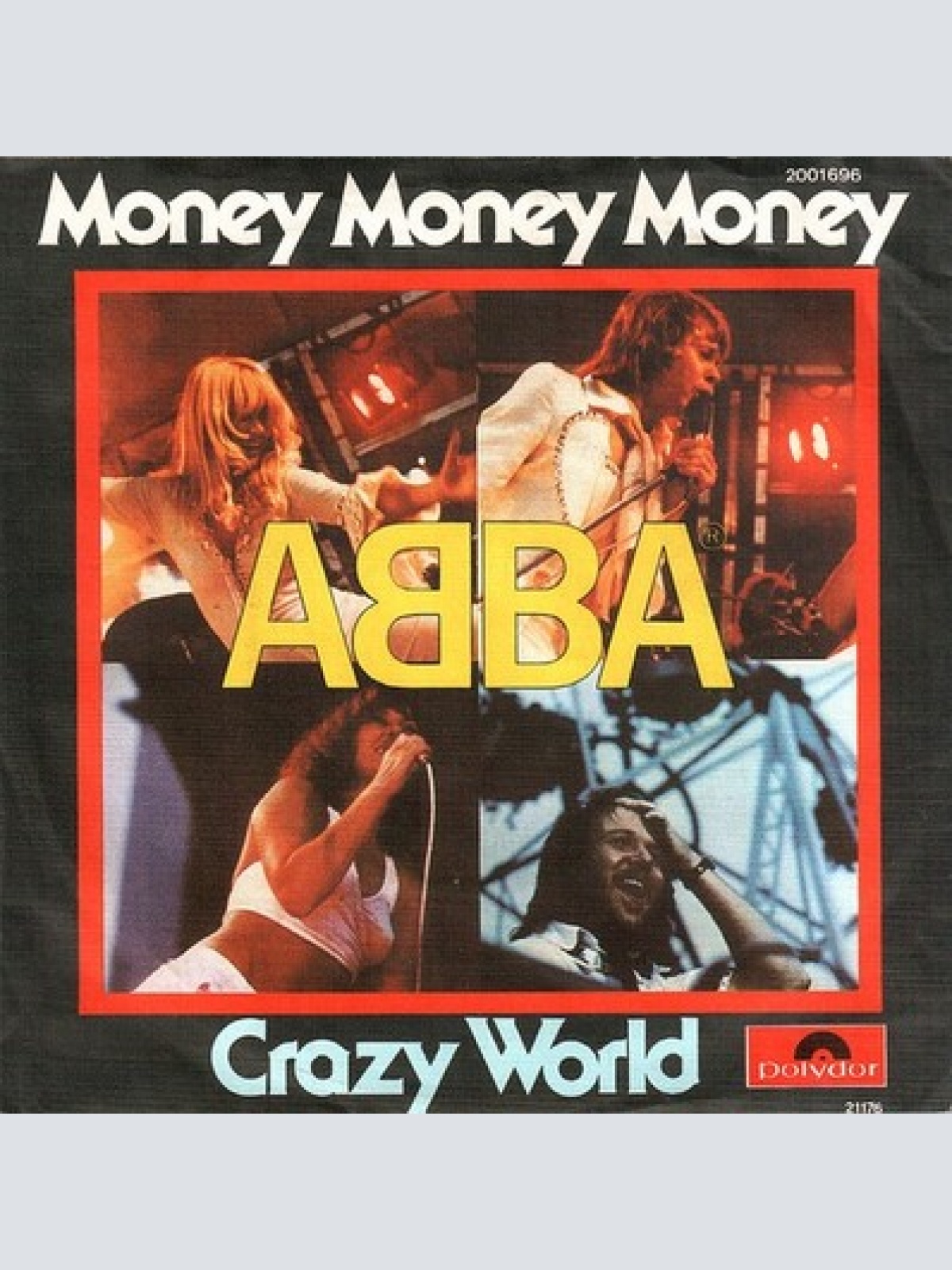 7", Single ABBA - Money Money Money / Crazy World