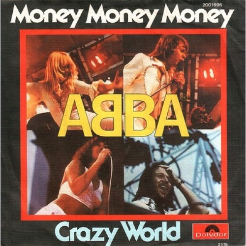 7", Single ABBA - Money Money Money / Crazy World