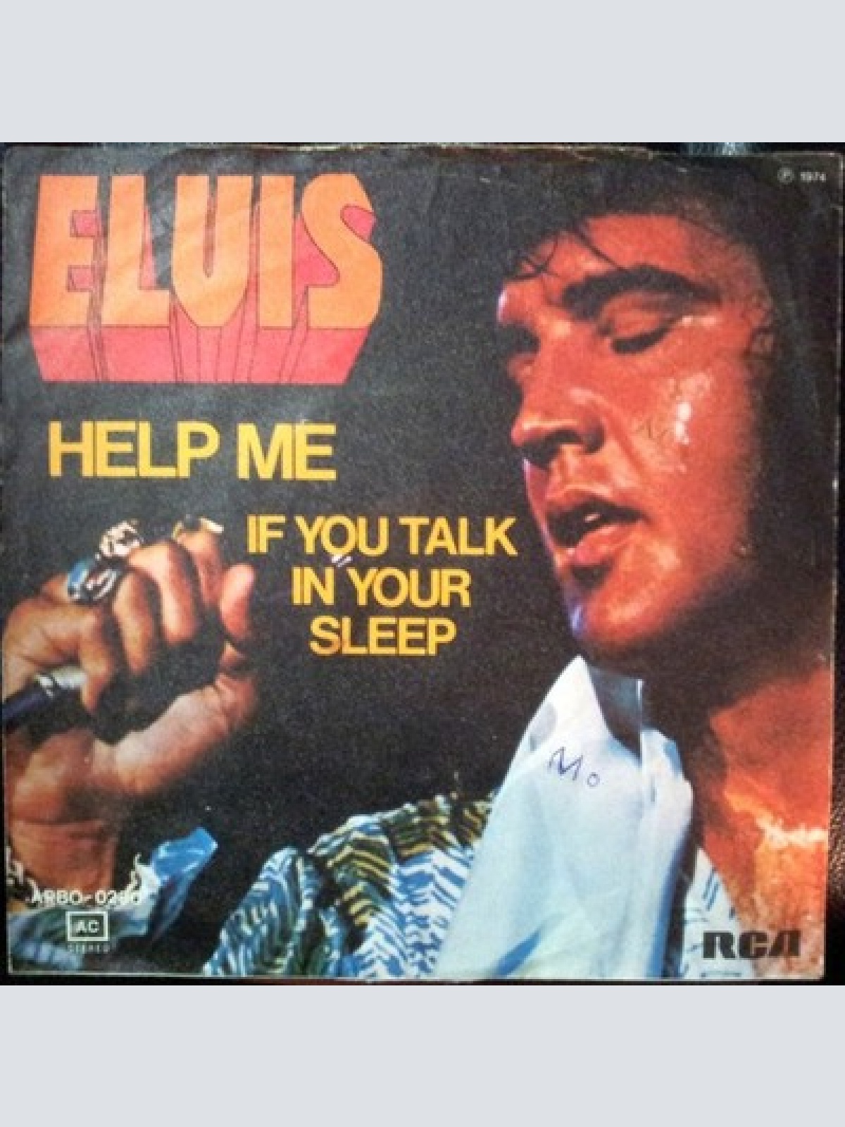 7" Elvis Presley - Help Me / If You Talk In Your Sleep