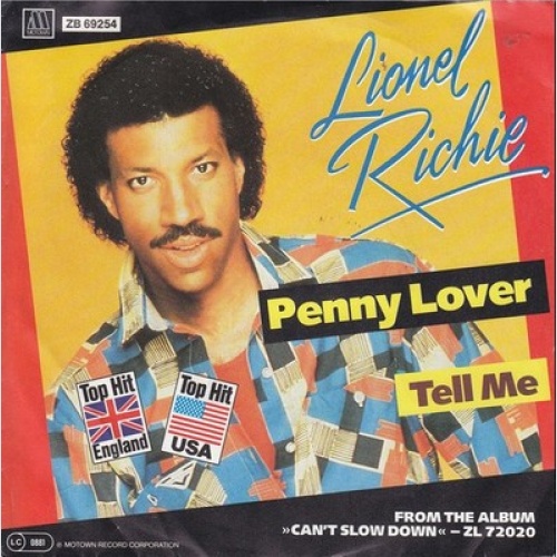 7", Single Lionel Richie - Penny Lover