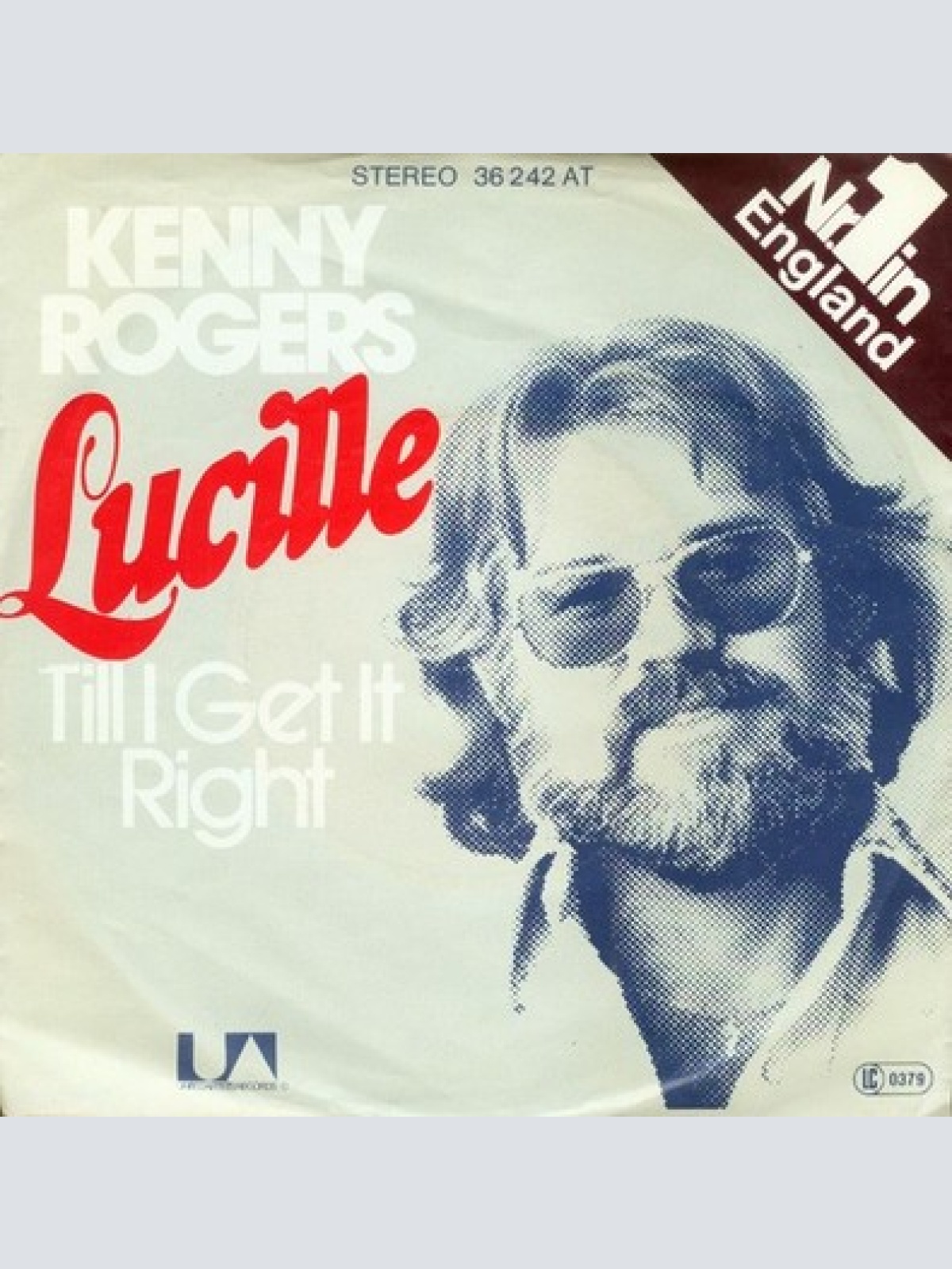 7", Single, RP Kenny Rogers - Lucille