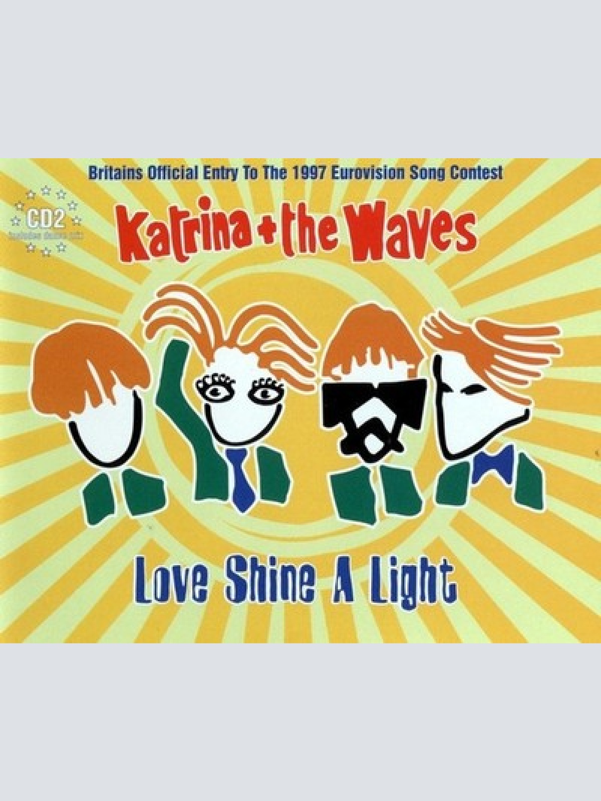 CD, Single, CD2 Katrina + The Waves* - Love Shine A Light
