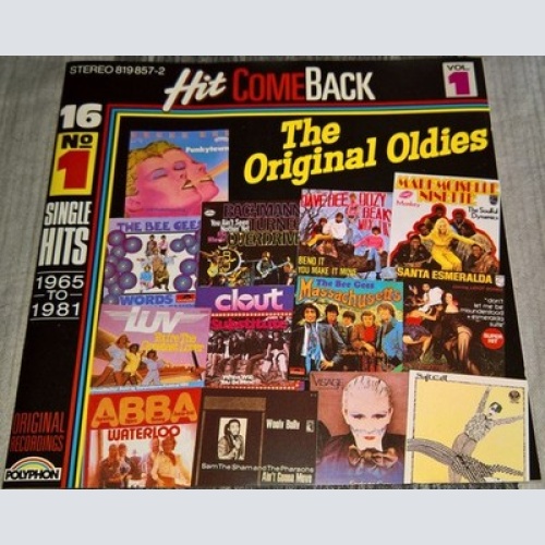CD, Comp Various - Hit Come Back • The Original Oldies • Vol. 1 • 16 No. 1 Si...