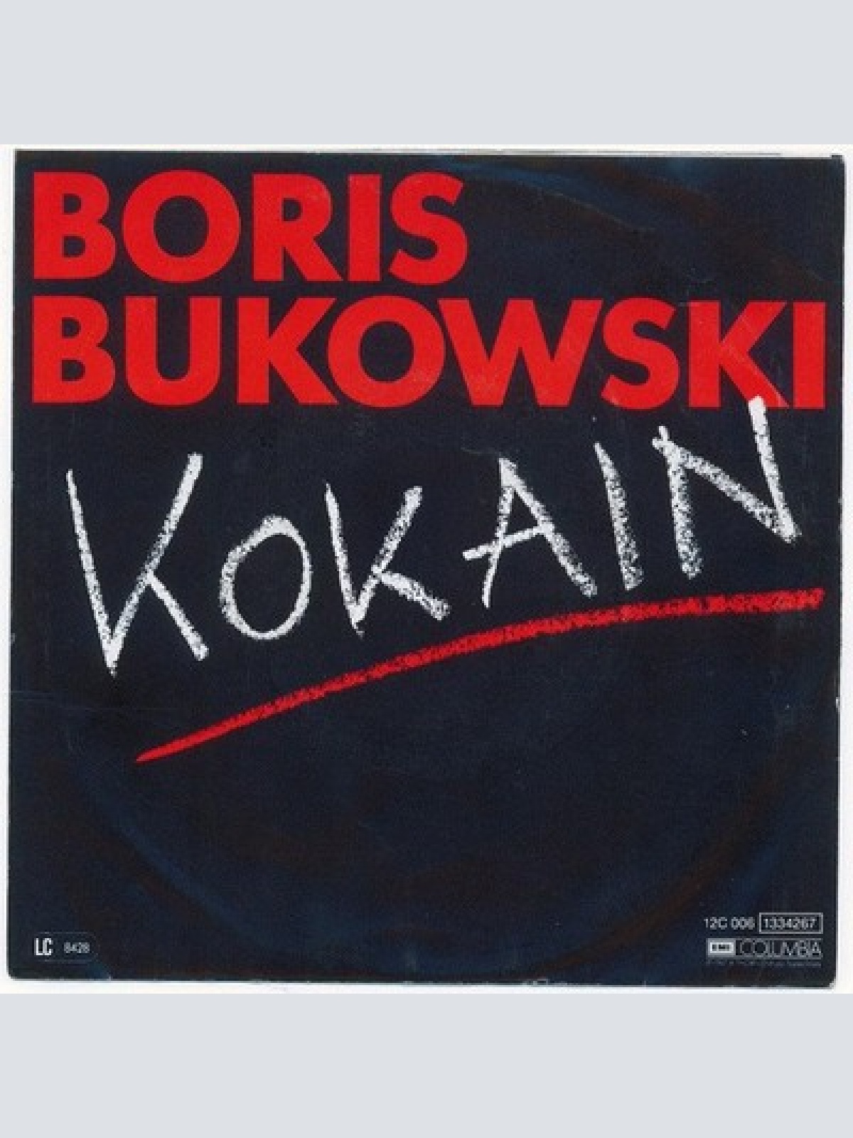 7", Single Boris Bukowski - Kokain