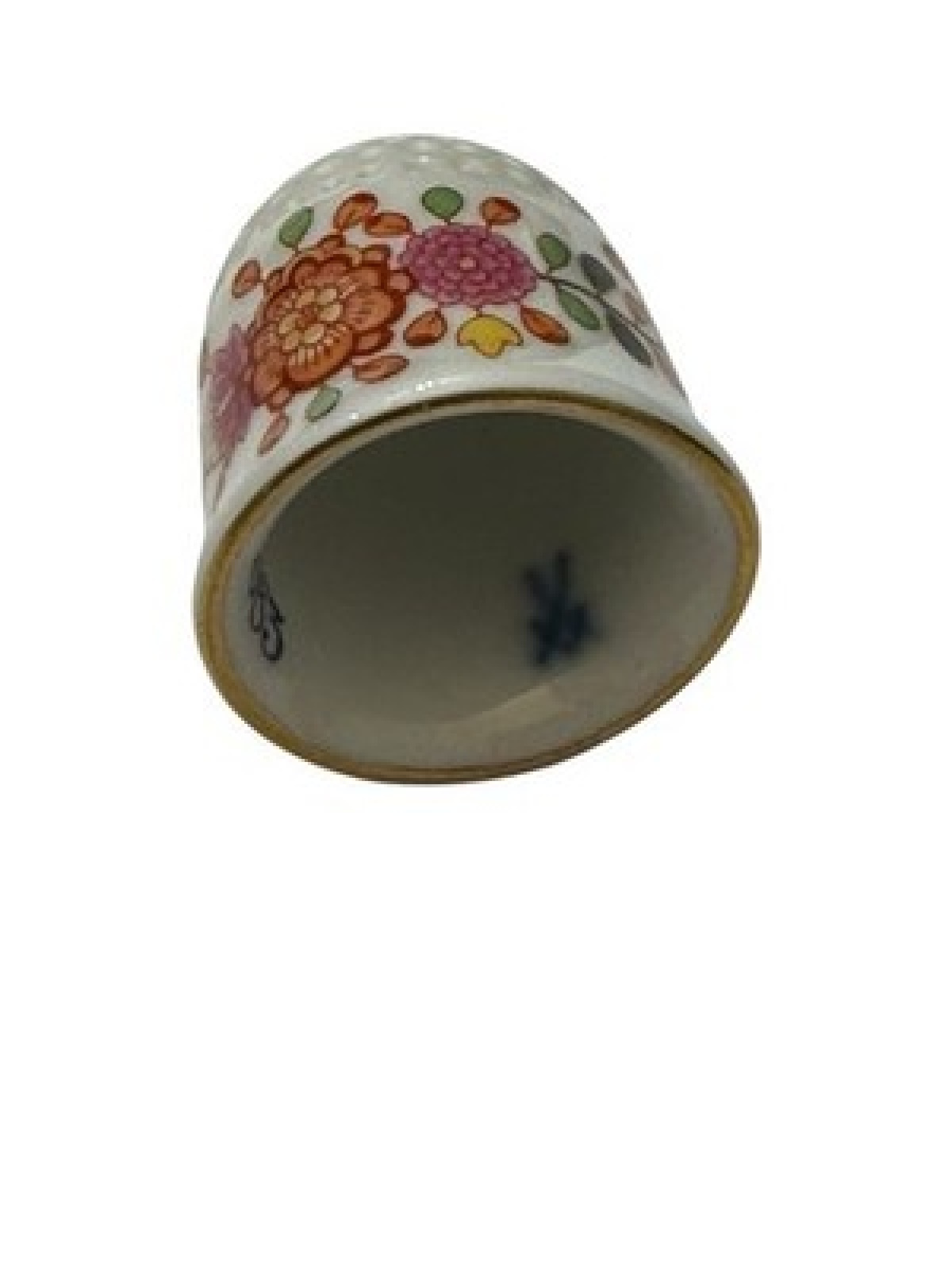Meissen Fingerhut Thimble Dekor Blume limitiert 385/1000 - 1985