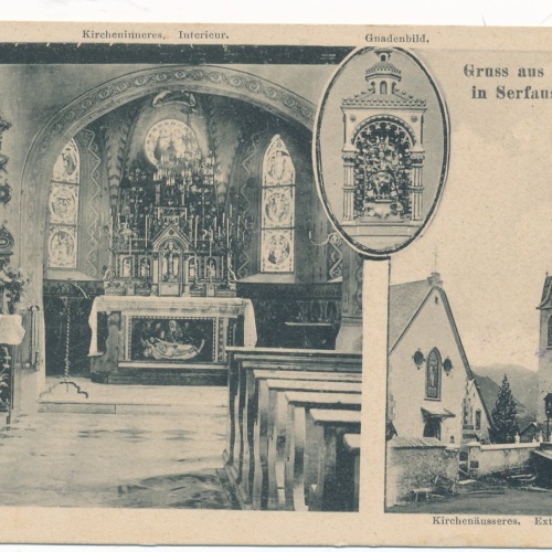 AK aus St. Maria in Serfans Tirol Ansichtskarte (16560)