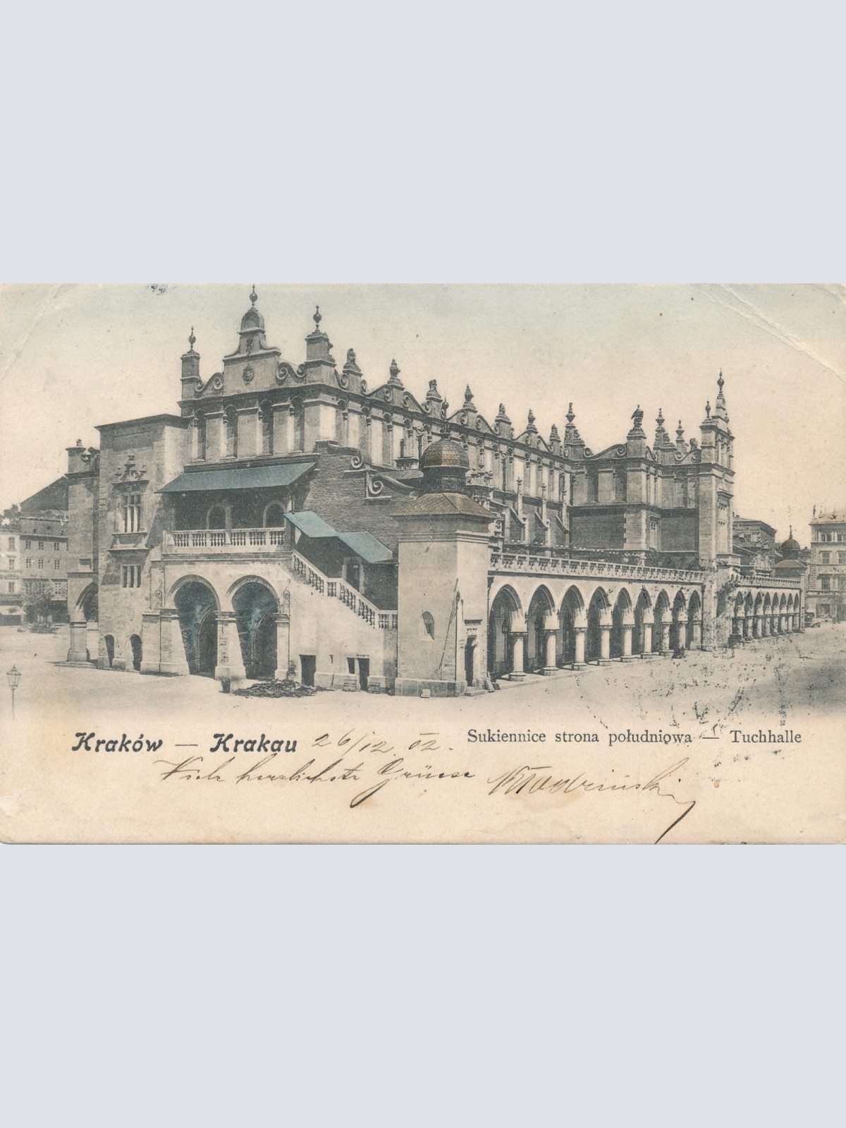 AK aus Krakow Krakau Tuchhalle Polen Ansichtskarte (16552)