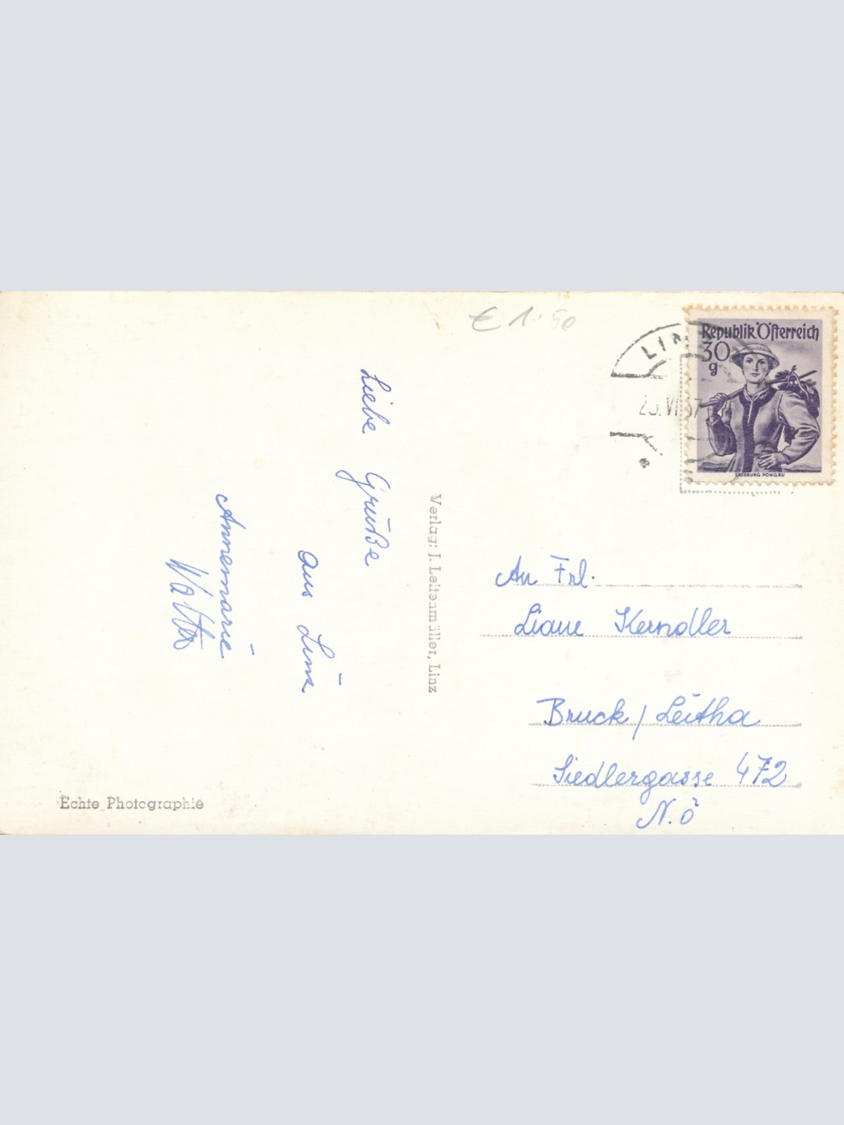 AK aus Linz Landstrasse Oberösterreich Ansichtskarte (16575)