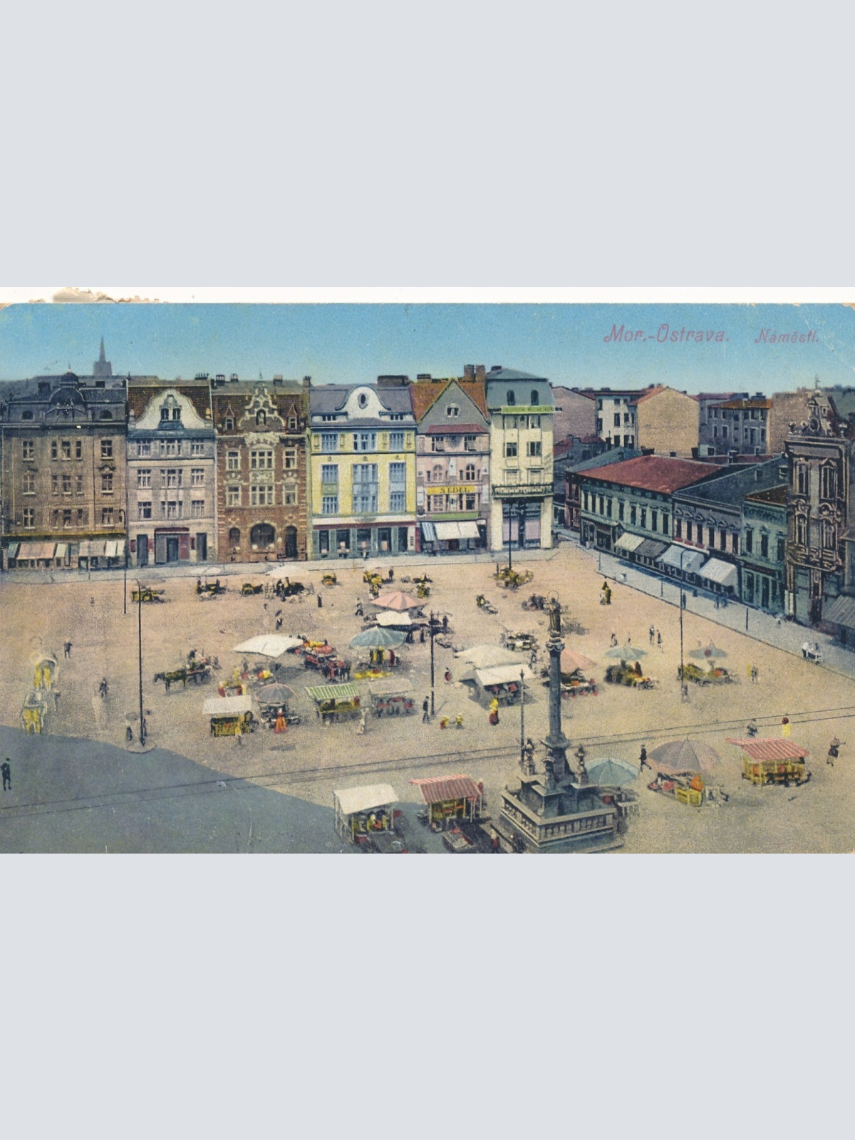 AK aus Mor Ostrava Namestl. Tschechoslowakei Ansichtskarte (16551)