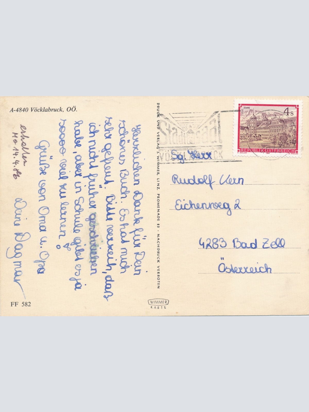 AK aus Vöcklabruck Oberösterreich Ansichtskarte (16719)