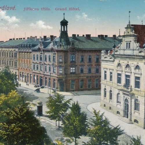 AK aus Hradec Kralove Grand Hotel Tschechoslowakei Ansichtskarte (16585)