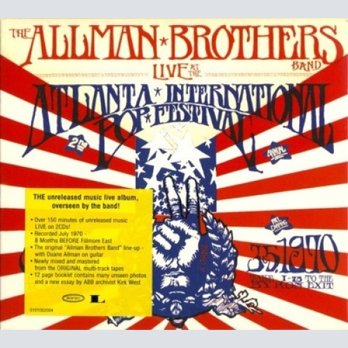 2xCD, Album The Allman Brothers Band - Live At The Atlanta International Pop ...