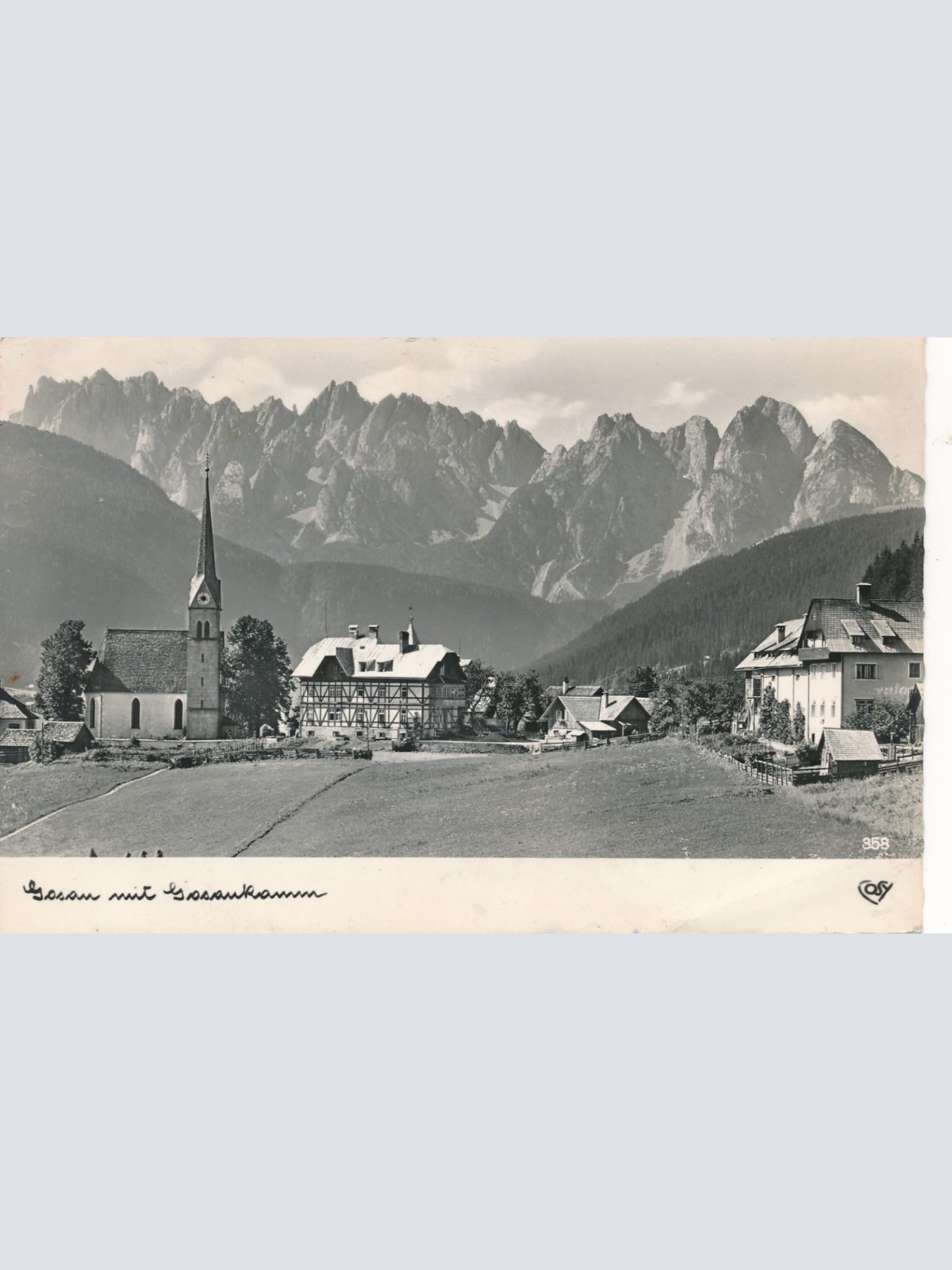 AK aus Gosau mit Gosauklamm Oberösterreich Ansichtskarte (16774)