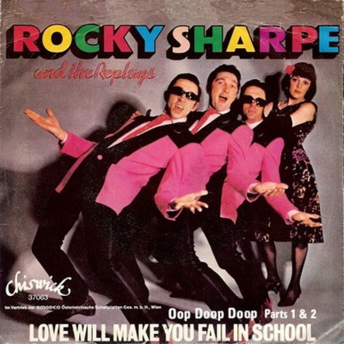 7", Single Rocky Sharpe And The Replays* - Love Will Make You Fail In School