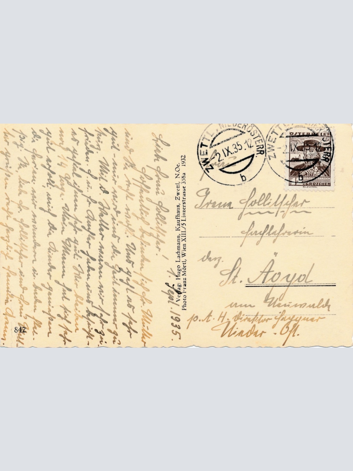 AK aus Zwettl Niederösterreich Ansichtskarte (16820)