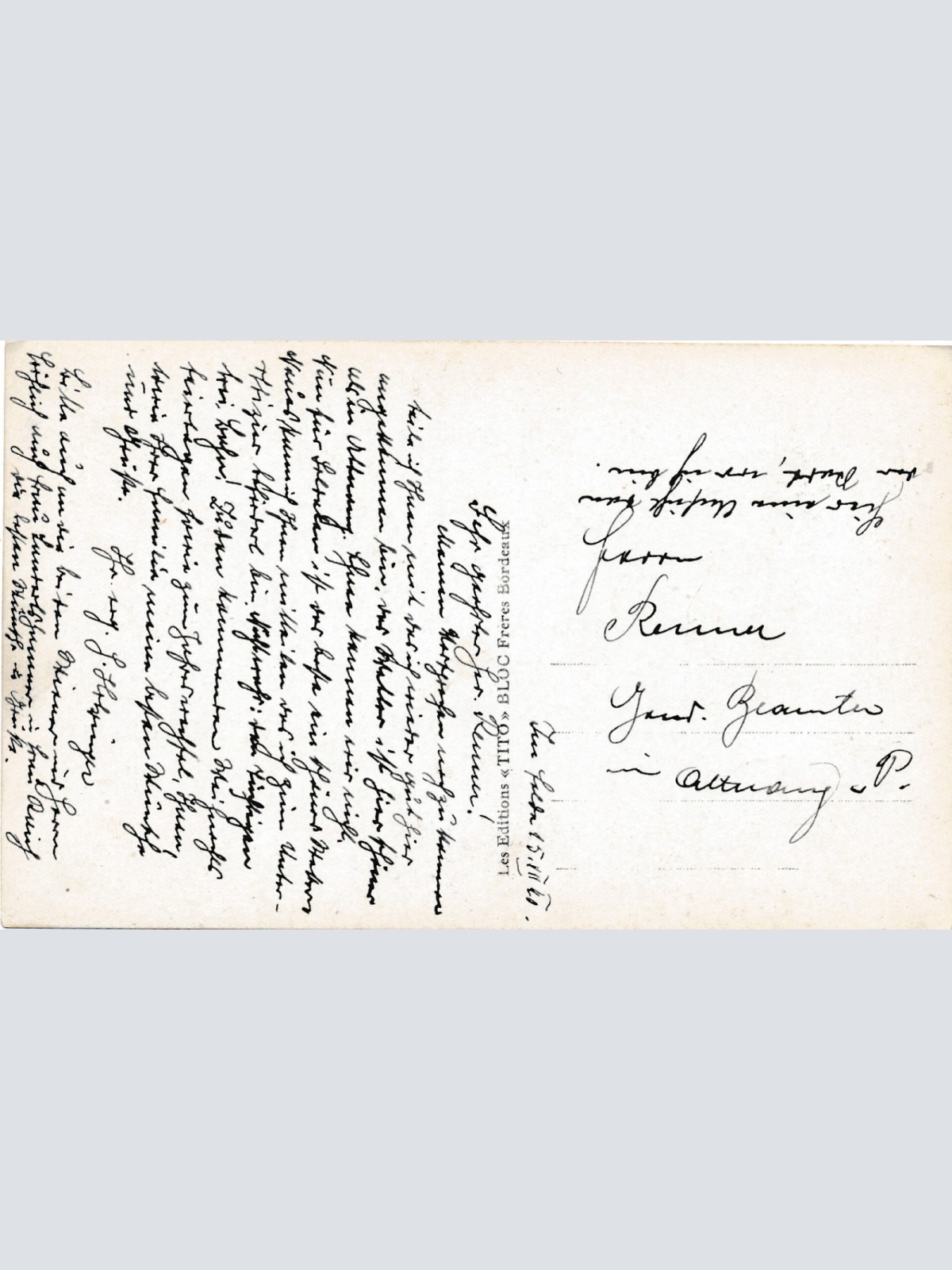 AK vom Dampfer Massilia Port Autonome De Bordeaux Ansichtskarte (16795)