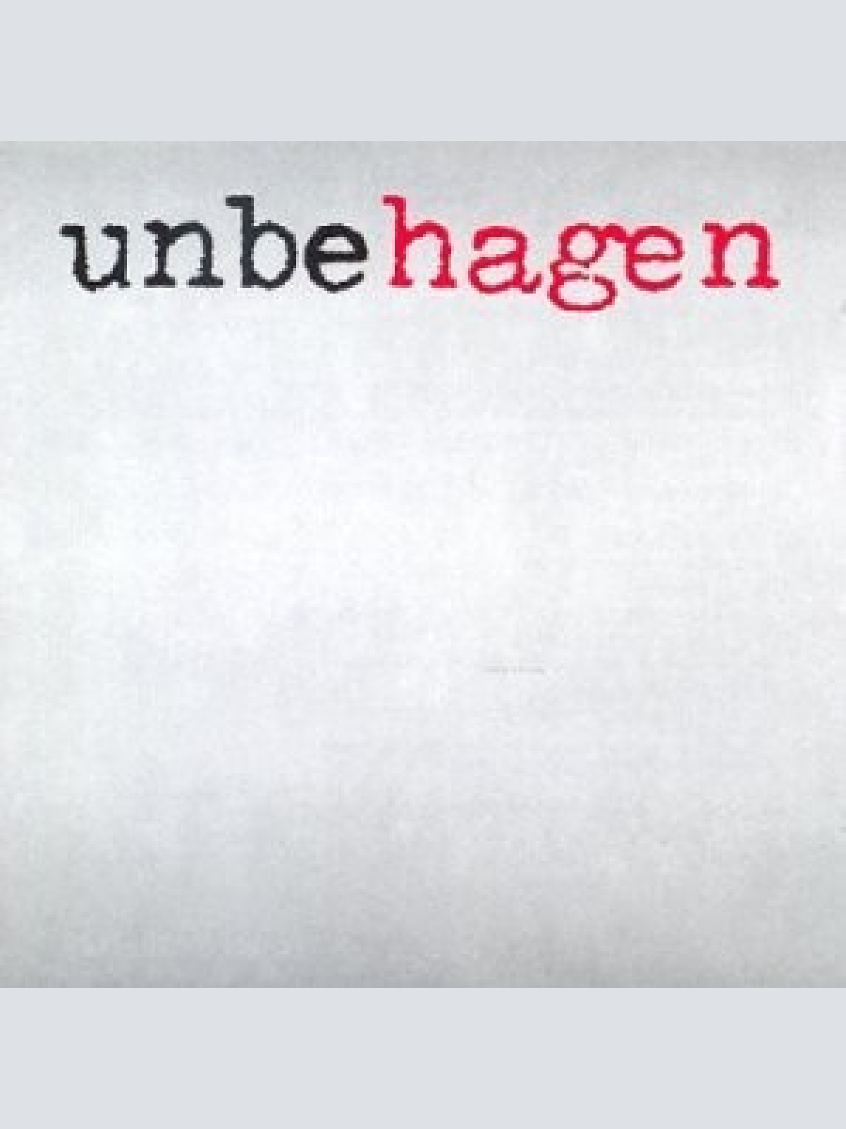 CD, Album, RE Nina Hagen Band - Unbehagen