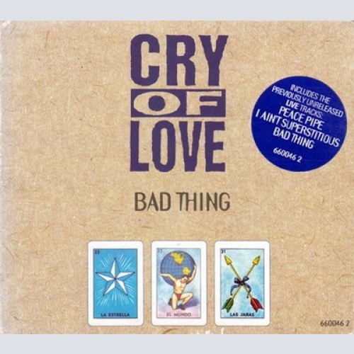 CD, Single, Dig Cry Of Love - Bad Thing
