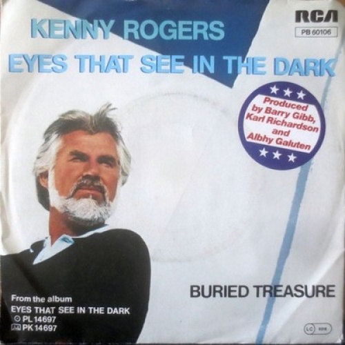 7", Single Kenny Rogers - Eyes That See In The Dark
