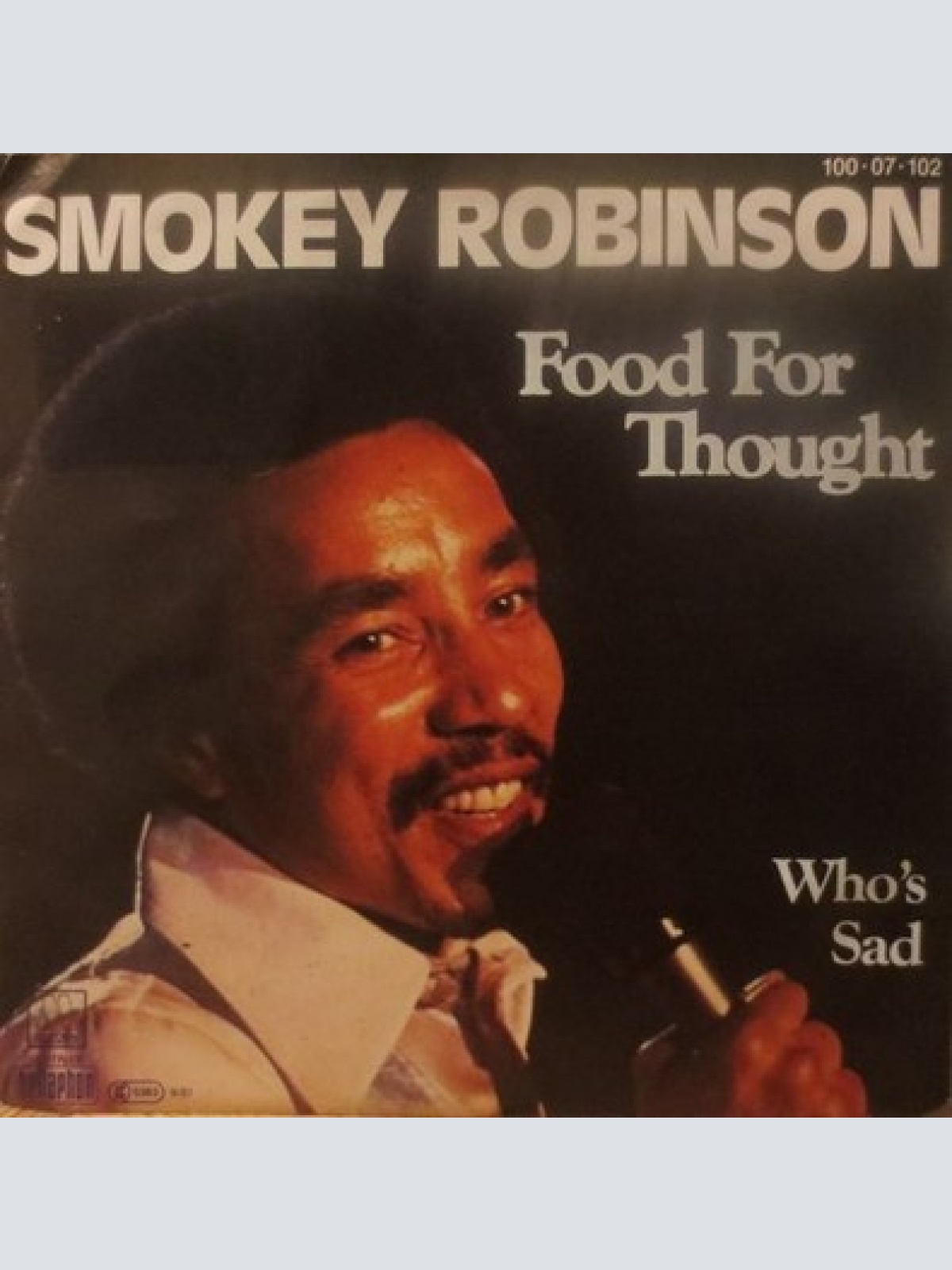 7", Single Smokey Robinson - Food For Thought