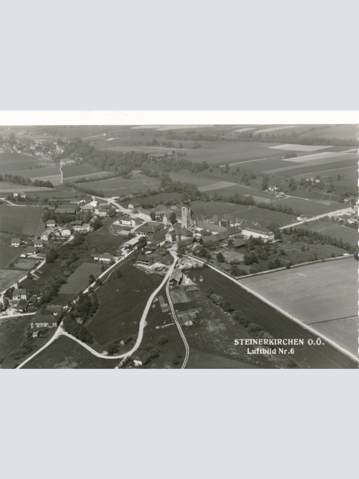AK aus Steinerkirchen Fliegeraufnahme Nr. 6 Oberösterreich (16704)