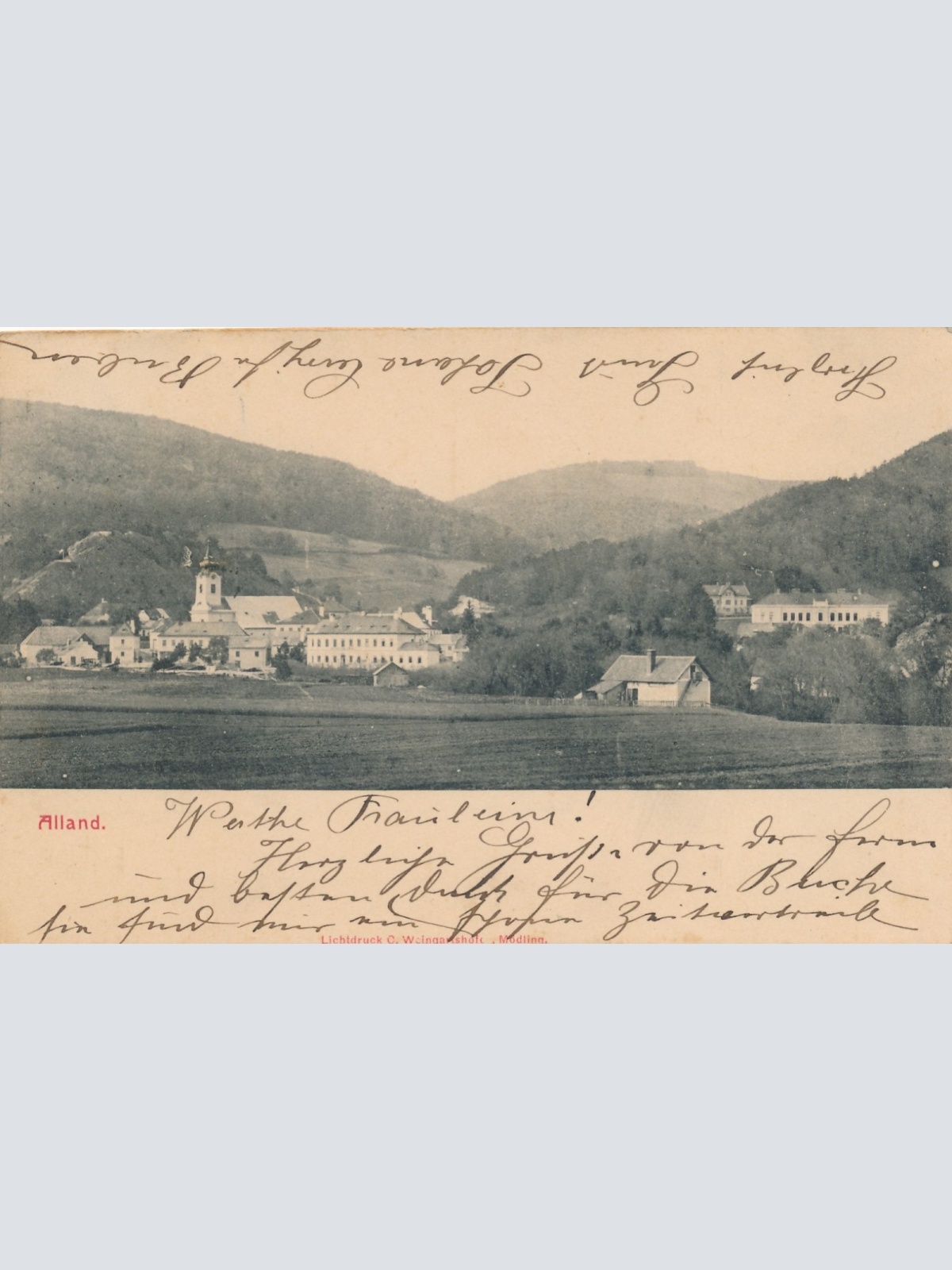 AK aus Alland Niederösterreich Ansichtskarte (16730)