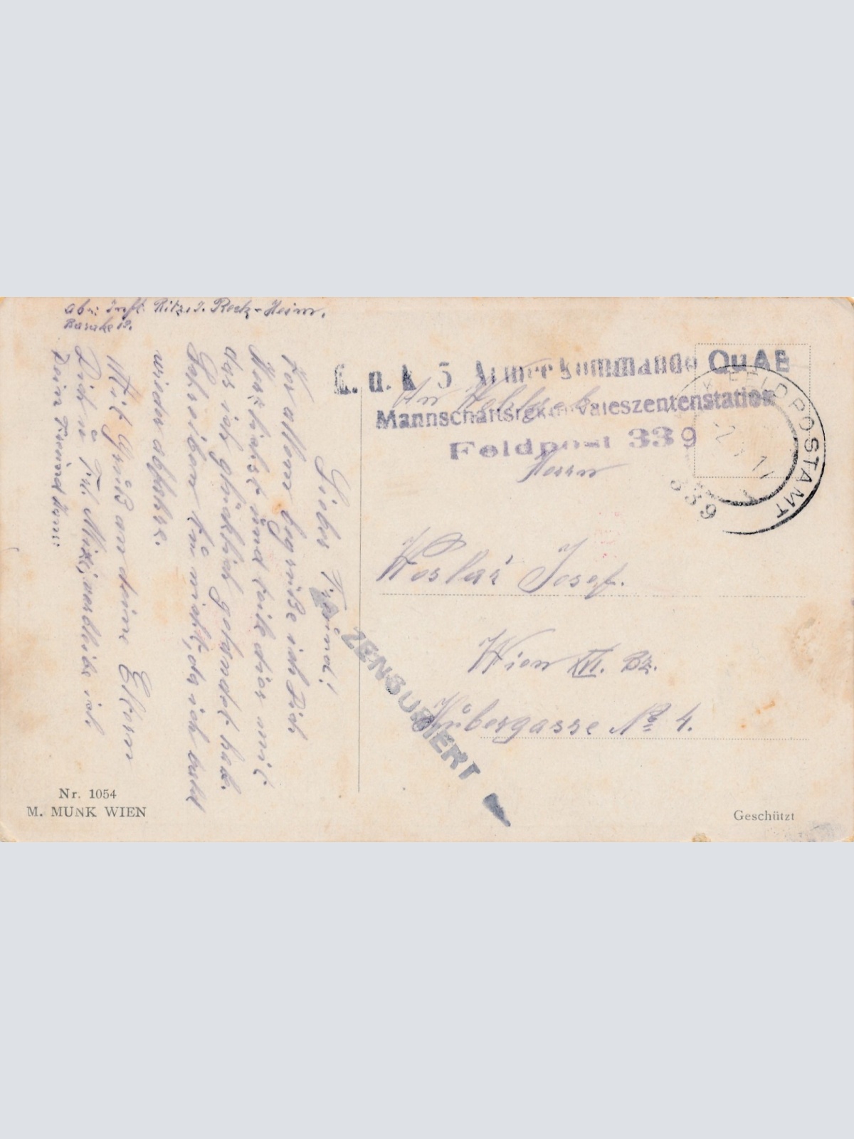 AK aus Militaria Lieb Vaterland Magst ruhig sein Ansichtskarte (16745)