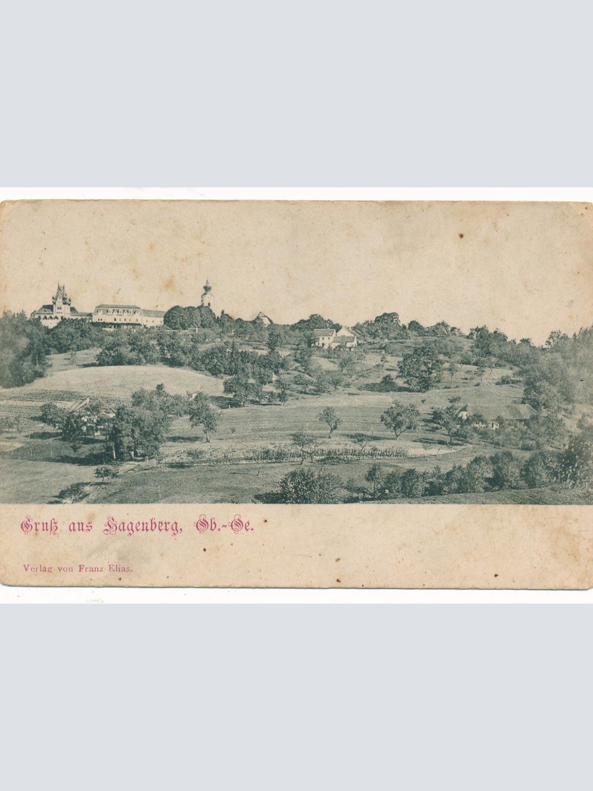 AK gruss aus Hagenberg Oberösterreich Ansichtskarte (16844)