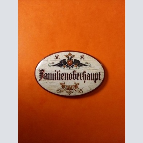 Nostalgie KuK Flaschenöffner Magnet Familienoberhaupt