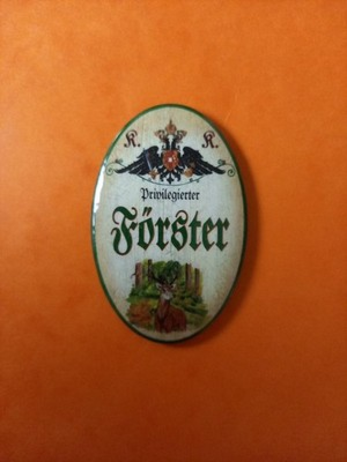 Nostalgie KuK Flaschenöffner Magnet Privilegierter Förster