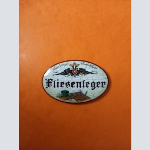 Nostalgie KuK Flaschenöffner Magnet Landesbefugter Fliesenleger