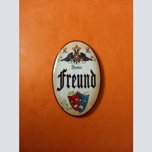 Nostalgie KuK Flaschenöffner Magnet Bester Freund