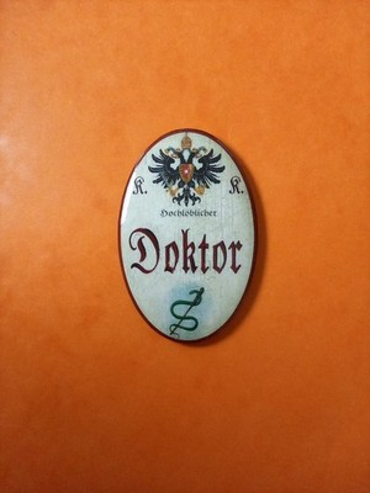 Nostalgie KuK Flaschenöffner Magnet Hochlöbliche Doktor