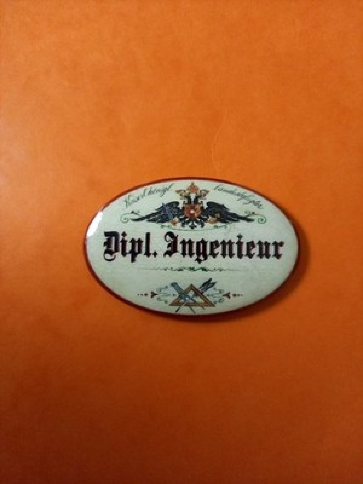 Nostalgie KuK Flaschenöffner Magnet Landesbefugter Dipl.Ingenieur