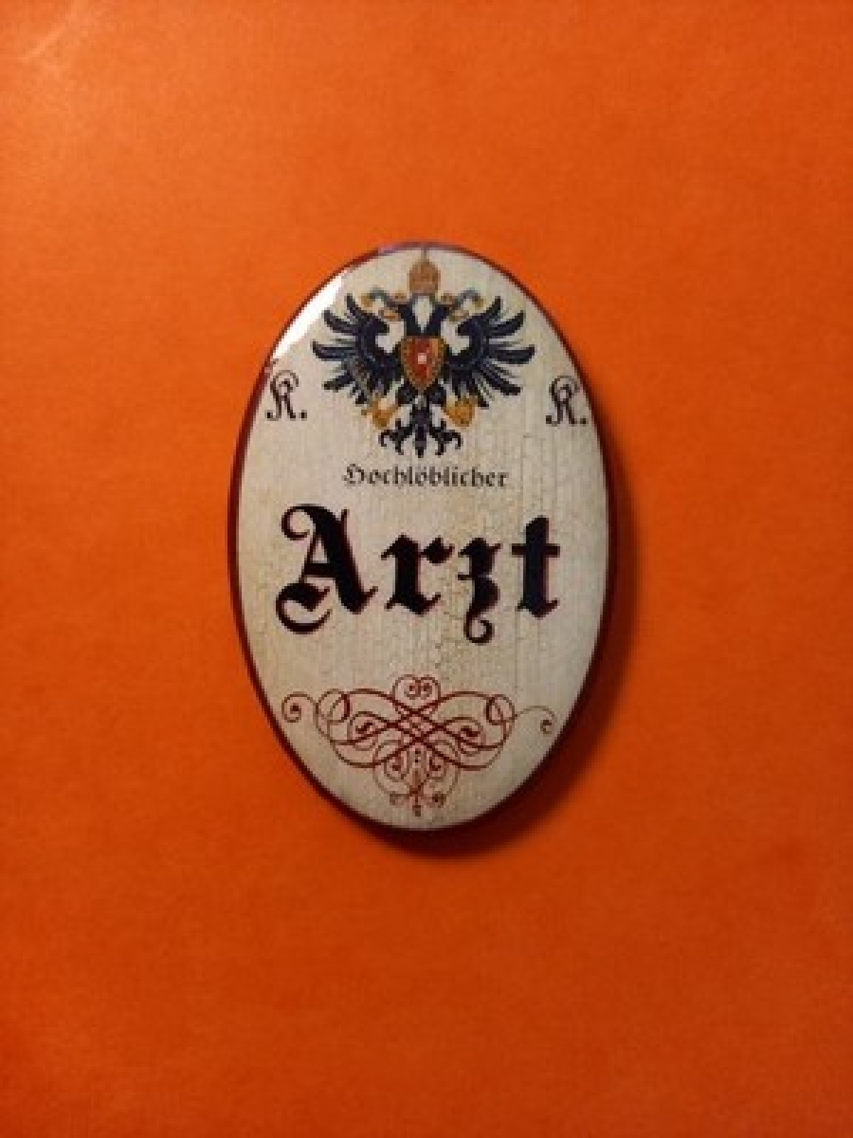 Nostalgie KuK Flaschenöffner Magnet Hochlöbliche Arzt