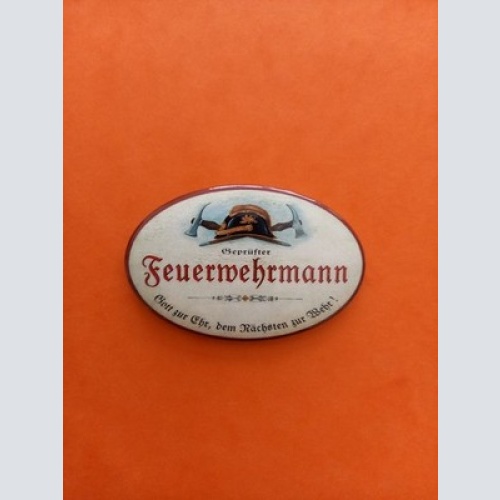 Nostalgie KuK Flaschenöffner Magnet Geprüfter Feuerwehrmann Gott Zur Ehr