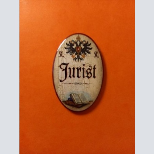 Nostalgie KuK Flaschenöffner Magnet Jurist