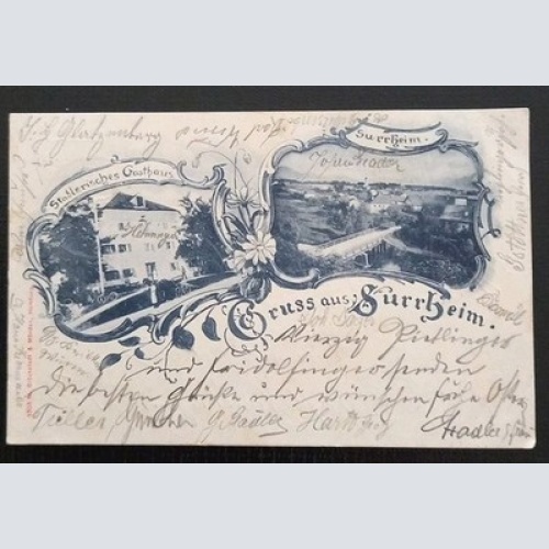 Gruss aus Surrheim / Surheim mit Stadler’s Gasthaus & Ortsansicht K