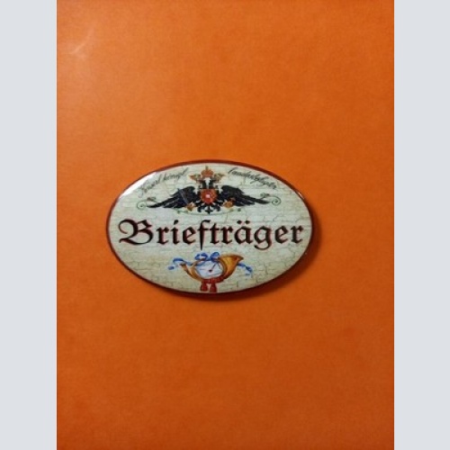 Nostalgie KuK Flaschenöffner Magnet Landesbefugter Briefträger